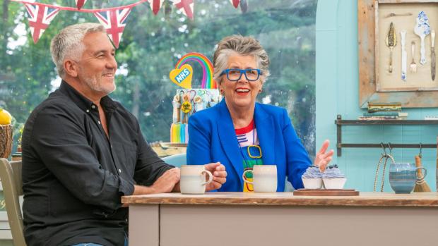 Cotswold Journal: Prue Leith says her experience of fame differs somewhat from that of fellow Bake Off judge Paul Hollywood. Picture: C4/Love Productions/Mark Bourdillon