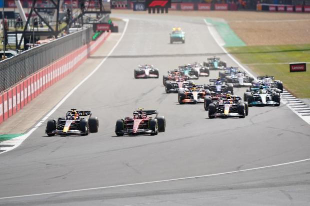 Six people have been arrested after invading the Silverstone track during Sunday's British Grand Prix. Picture: PA Wire