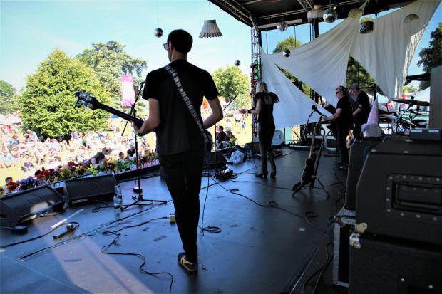 Cotswold Journal: The Riverside Stage hosted largely local bands