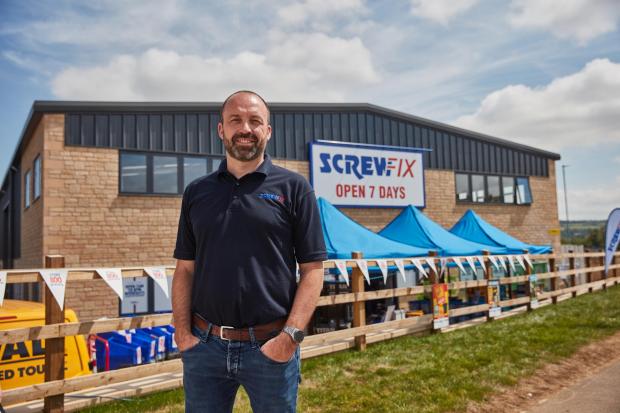 Cotswold Journal: Screwfix operations and property director, Scott Parsons, attended the store's launch event