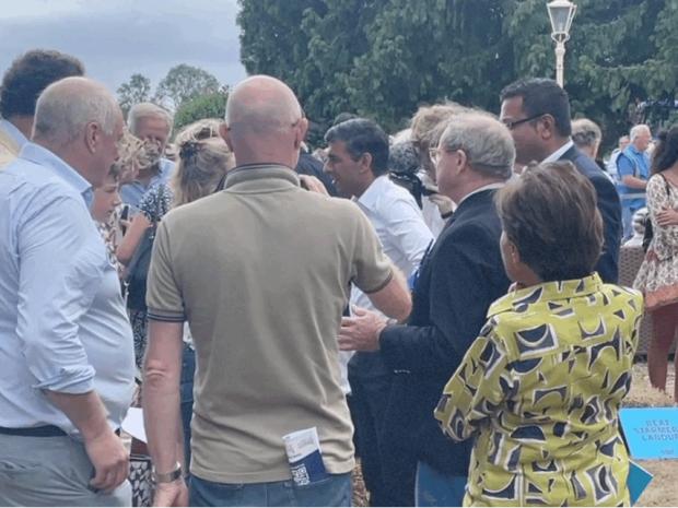 Cotswold Journal: MEETING: Rishi Sunak meets supporters