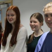 Smiles for students at The Cotswold School after their Oxbridge offers