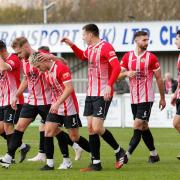 Evesham are now unbeaten in four games in all competitions after today's 1-1 draw. Pic: Stuart Purfield