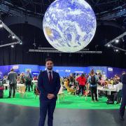 Leader of Cotswold District Council Joe Harris at COP26 in Glasgow