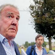 Jeremy Clarkson at the Memorial Hall in Chadlington: PA Video/PA Wire.