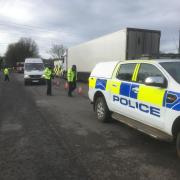 Police handed two vehicles prohibition notices