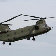 An RAF Chinook will pass through the Cotswolds tomorrow.
Picture: Getty/igs942