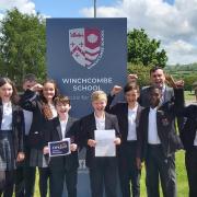Staff and pupils at Winchcombe School are celebrating a glowing Ofsted report
