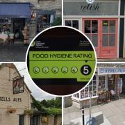 New food hygiene ratings have been given to 25 establishments in the Cotswolds