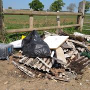 Fly-tipping is on the rise in the Cotswolds. Credit: Cotswold District Council