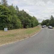 The A40 is closed near Northleach following a crash