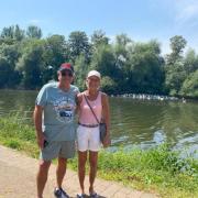 Sandra and Tony Parker were enjoying the sun last year in July
