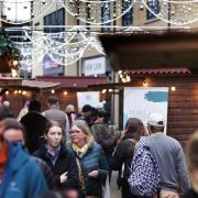 Market goers enjoyed mulled wine, unique crafts and textiles