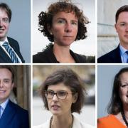 Oxfordshire's current MPs (clockwise from top left) John Howell, Anneliese Dodds, Robert Courts, Victoria Prentice, Layla Moran and David Johnston