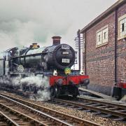 A 'Grange' class locomotive pictured departing Gloucester