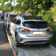 A car has been seized in Mickleton