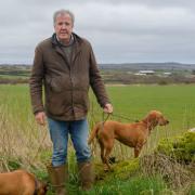 Jeremy Clarkson at Diddly Squat Farm.