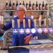 Jeremy Clarkson at his Cotswolds pub in Oxfordshire.