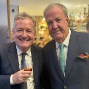 Piers Morgan and Jeremy Clarkson together last week.