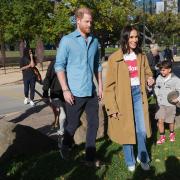 The Duke and Duchess of Sussex take part in the Scar Tree Walk in Melbourne, Victoria, on day three of the royal trip to Australia.