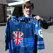 NATIONAL HONOURS: Aidan Hughes will be representing Great Britain’s Inline Puck Hockey Team this summer in the USA.