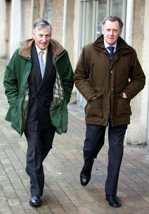 Julian Barnfield and Richard Sumner at Oxford Magistrates Court last month